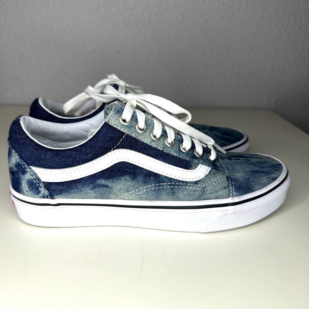 Vans Acid Wash Denim Women’s Size 8